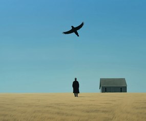 Poszter 60x50cm Magányos és szabad