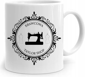 Bögre Ajándék Varrónő Szabó Taylor Shop nyomtatott fényképpel