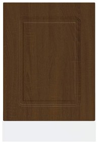 mosogatógép panel Kalmar barna tölgy 45x1,5x67 cm