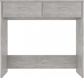 betonszürke szerelt fa íróasztal 80 x 40 x 75 cm
