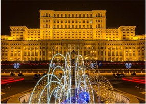 Kép - A Parlament palotája, Bukarest, Románia (70x50 cm)