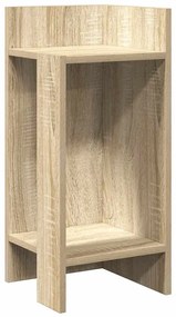 sonoma tölgy kisasztal polccal 25,5 x 27 x 60 cm