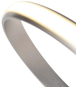 Design lógólámpa acél, fényerőszabályozóval, LED-del - Viola Due