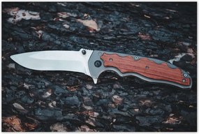 Poszterek 120x80 Barna túlélő kés