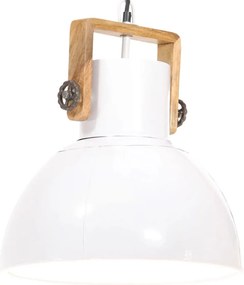 vidaXL kerek fehér ipari függőlámpa 25 W 40 cm E27
