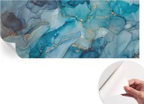 Dekoratív öntapadós tapéta Divatos minták Kék absztrakt 250x104