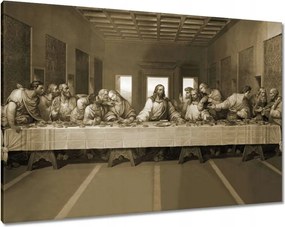 Vászonkép 100x70 Az utolsó vacsora Jézus