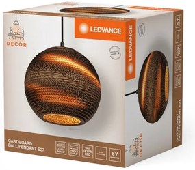 Ledvance - Csillár zsinóron DECOR CARDBOARD 1xE27/15W/230V átm. 26 cm