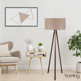 Állólámpa AYD 1xE27/40W/230V barna