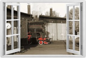 Poszterek 120x80 Wolsztyn Gőzmozdony Ol 49-69