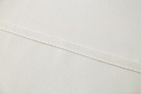 OXFORD fehér-krém színű függöny 140x250 cm Felfüggesztés: Fém gyűrűk