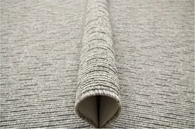 250x300 cm Hurkapálca Szőnyeg Genf Vastag Szövés Melange Szürke Grafit Fekete