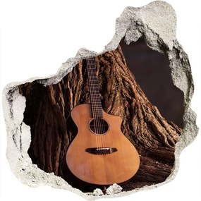 3d lyuk fal dekoráció Akusztikus gitár nd-p-75669233