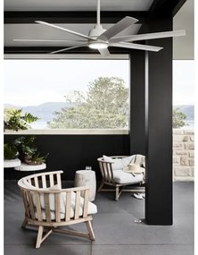 Lucci air 213182 - LED Mennyezeti ventilátor ATLANTA 1xGX53/12W/230V fehér + távirányító