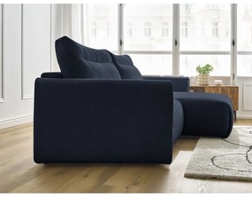 Sötétkék sarokkanapé Aden – Bobochic Paris