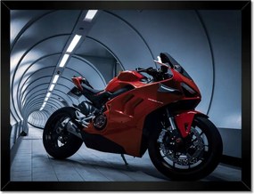 Poszter keretben 40x30 Piros Ducati Panigale