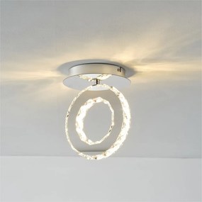 ZUMA LINE MX3713-1-3CT GIRONA Kristály Mennyezeti Lámpa Króm LED IP20