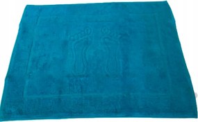 Fürdőszobaszőnyeg Türkiz 50X70CM Extra NEDVSZÍVÓ-100% Pamut