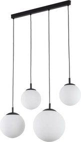 TK LIGHTING 4790 ESME Többágú Függesztett Lámpa Fehér, Fekete E27 IP20