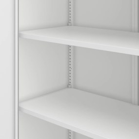 Fém öltözőszekrény JAN Compact 1750 x 800 x 400 mm, fehér