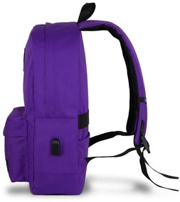 SPECTA Smart Bag lila hátizsák USB csatlakozóval - My Valice