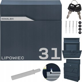 Postaláda Postai Levelezés +felirat Címmel És Számmal