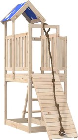 vidaXL tömör fenyőfa kültéri játszószett