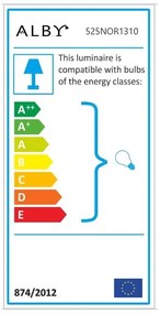 Bronzszínű mennyezeti lámpa fém búrával ø 20 cm Berceste – Opviq lights