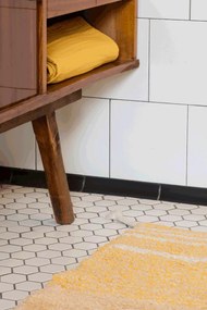 Okkersárga pamut szőnyeg 80x140 cm Twin Amber – Lorena Canals