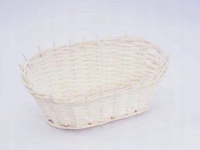 Fonott ajándékkosár fehér (Nagy)