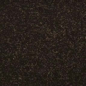 15 db sötétbarna tűlyukasztott öntapadó lépcsőszőnyeg 65x21x4cm