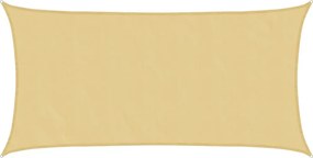 vidaXL homokszínű 100% poliészter oxford szövet napvitorla 3,5x2 m