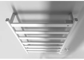 Sapho - ELIAS elektromos törölközőszárító, 105 W/230 V, 49 × 73 cm, matt fehér