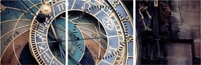 Kép - Orloj, Prága (órával) (90x30 cm)