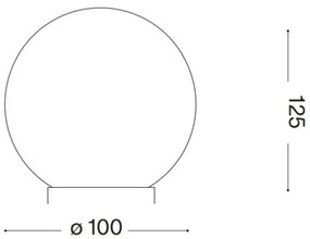 Ideal Lux - LED Asztali lámpa CARTA 1xG9/3W/230V átm. 10 cm fehér