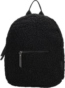 Fekete puha gyerek hátizsák „Furry”