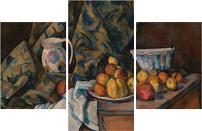 Kép - Paul Cézanne, Still Life with Apples and Peaches, reprodukciók (90x60 cm)