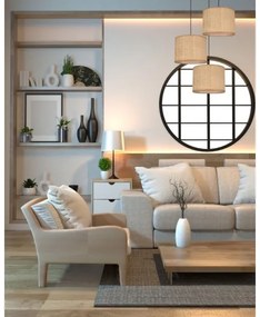 Csillár zsinóron IRMA 3xE27/60W/230V átm. 45 cm