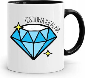 Fekete Bögre Anyósnak Tökéletes, fényképes nyomattal