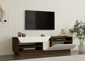 Koza Walnut and White TV-asztal