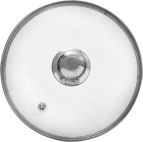 Fedél Üveg Fedél Edény Serpenyő Univerzális 20 cm