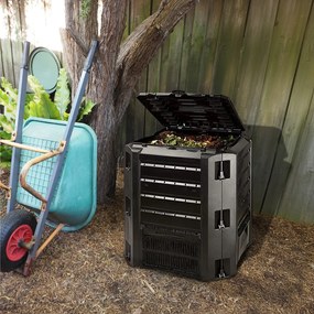 Kerti komposztáló - Compogreen 380 l fekete Prosperplast