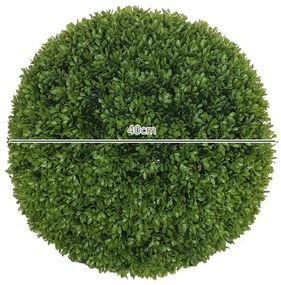 Műnövény szett, 2 db buxus, 40cm magas