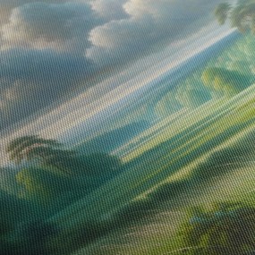 Kép - Zöld táj (90x60 cm)