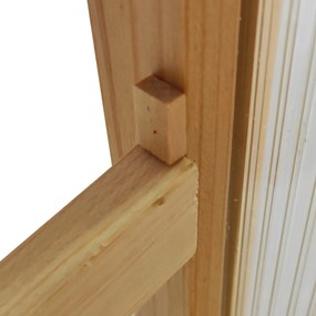 Outsunny Mini Kert Üvegház Palántákhoz 100L x 50W x 36H cm Méretű, Két Függetlenül Nyíló Panel, Polikarbonát Panelek, Előolajozott Diófából | Aosom