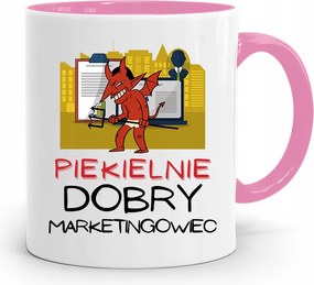 Marketingeseknek Marketing Bögre Rózsaszín Ajándék fényképes nyomtatással