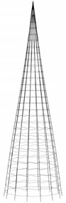 hideg fehér LED karácsonyfa zászlórúdra 3000 LED 800 cm