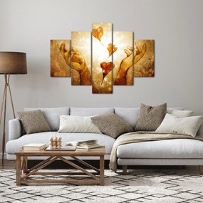 Kép - Szeretettel teli kezek festménye (150x105 cm)