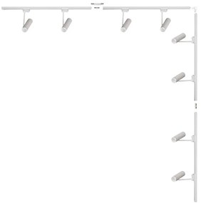 Zuma Line 3587 - LISA sínrendszerbe szerelhető spotlámpa 8xGU10/35W/230V, fehér