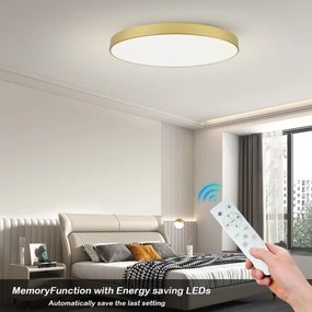 Brilagi -LED Dimmelhető lámpatest POOL SMART LED/128W/230V 100 cm aranyszínű Wi-Fi Tuya+távirányító